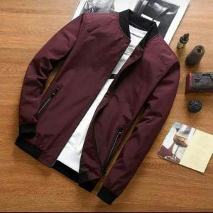 Jacket Demi Saison HOMME -JD1– Grenat