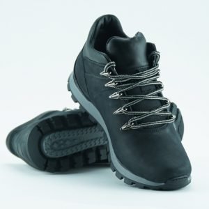 Brodequin en Nubuck haute finition et haute qualité – Noir (BN)