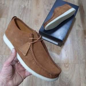 Chaussures Pour Hommes haute finition et haute qualité -100% Daim- Marron(SD32)