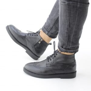 Bottines pour Hommes – Haute finition et haute qualité – Noir (J99)