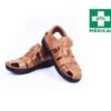 Sandale Médical en vrai CUIR – Confort – Sablé(036)